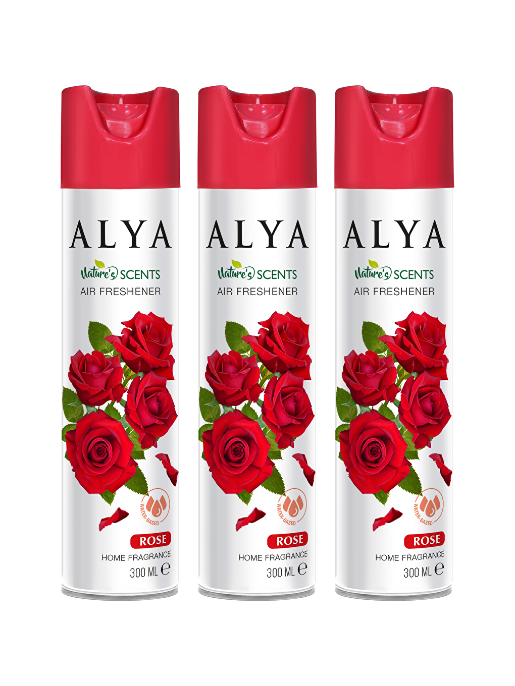 Alya Karışık Nature's Scents Rose - Gül Su Bazlı Oda Kokusu ml x3 adet