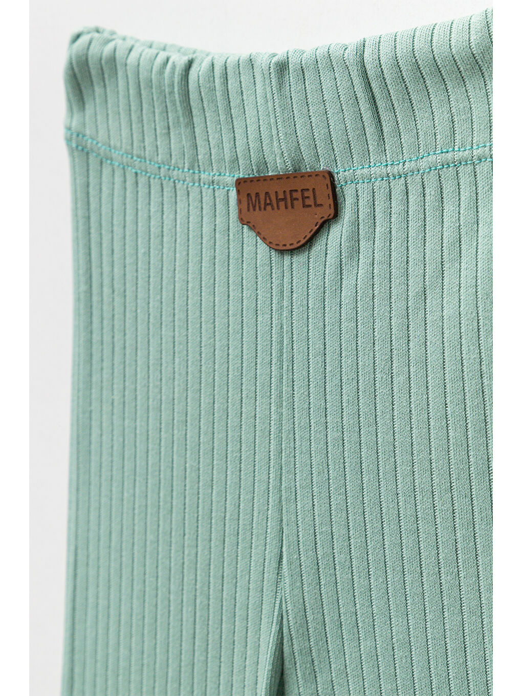 Mor 3 lü Krem Yeşil Çikolata Renkli Bebek Çocuk Tayt-1