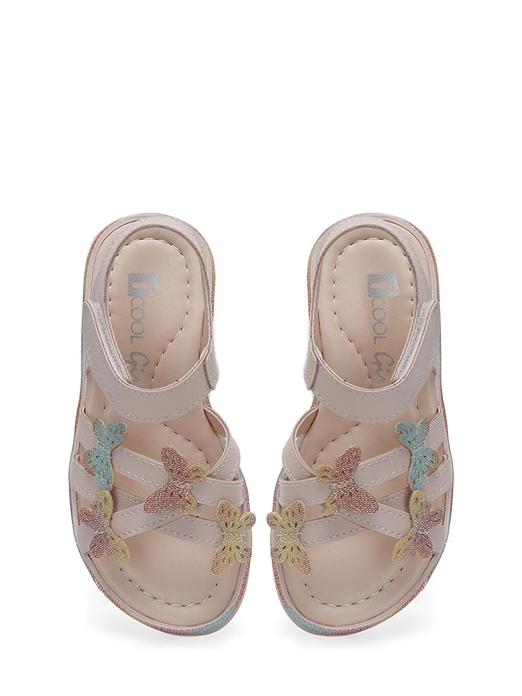 Pembe BRUCO.P 4FX Pudra Kız Çocuk Sandalet-3