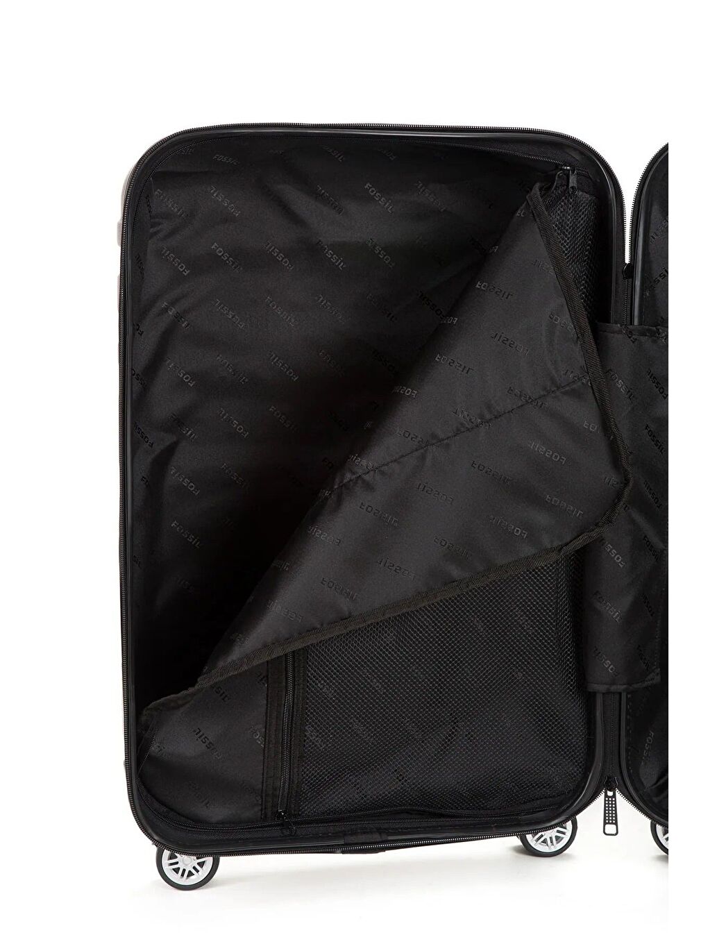 FOSSİL Antrasit ABS Unisex 55cm Kabin Boy Valiz - 7