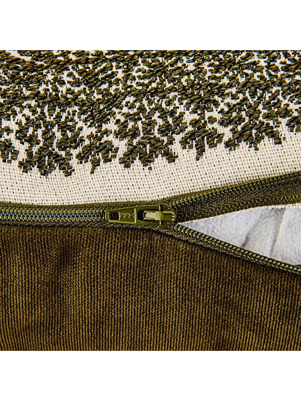 Soft Slice Kırlent - Yeşil - 35x55 cm-2