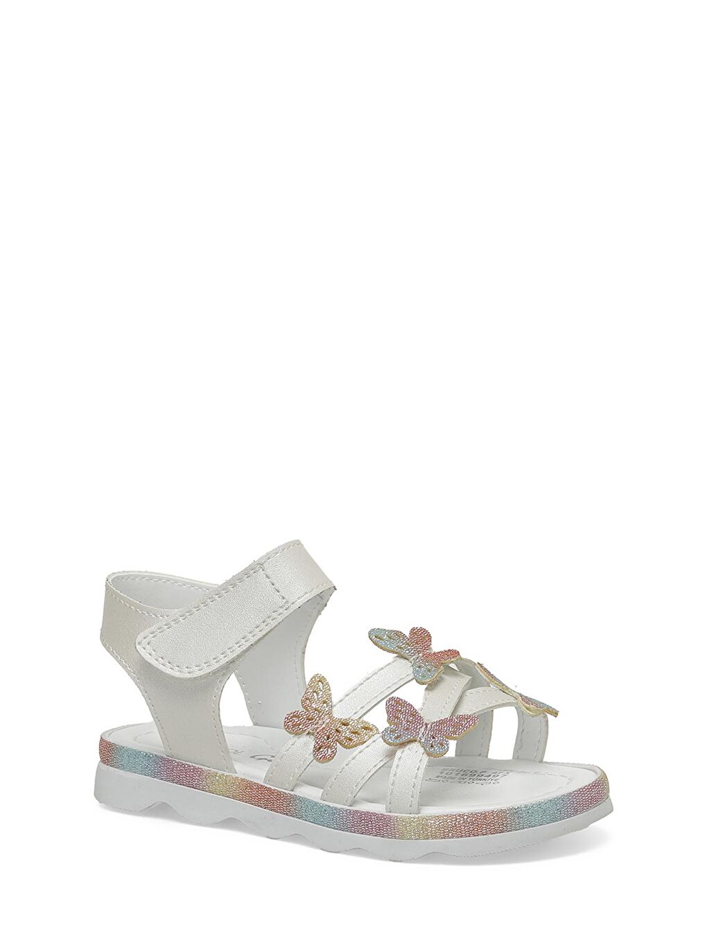 BRUCO.P 4FX Beyaz Kız Çocuk Sandalet-1