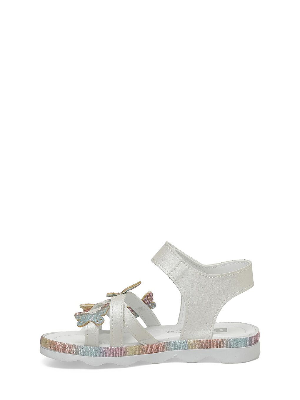 BRUCO.P 4FX Beyaz Kız Çocuk Sandalet-2