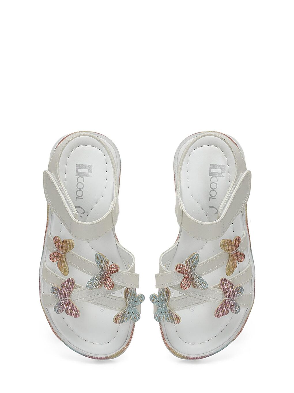 BRUCO.P 4FX Beyaz Kız Çocuk Sandalet-3