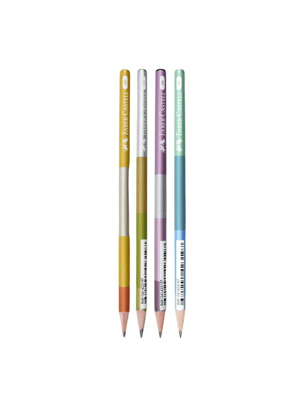 FABER CASTELL Patch Desenli HB Kurşun Kalem 4 Adet 16883