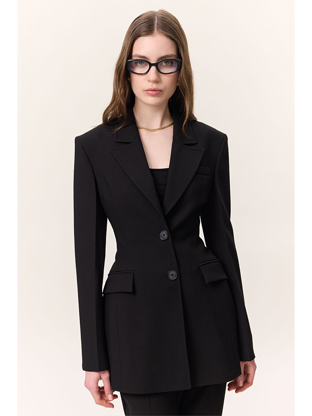 Premıum Vatkalı Fıt Ceket Siyah-2