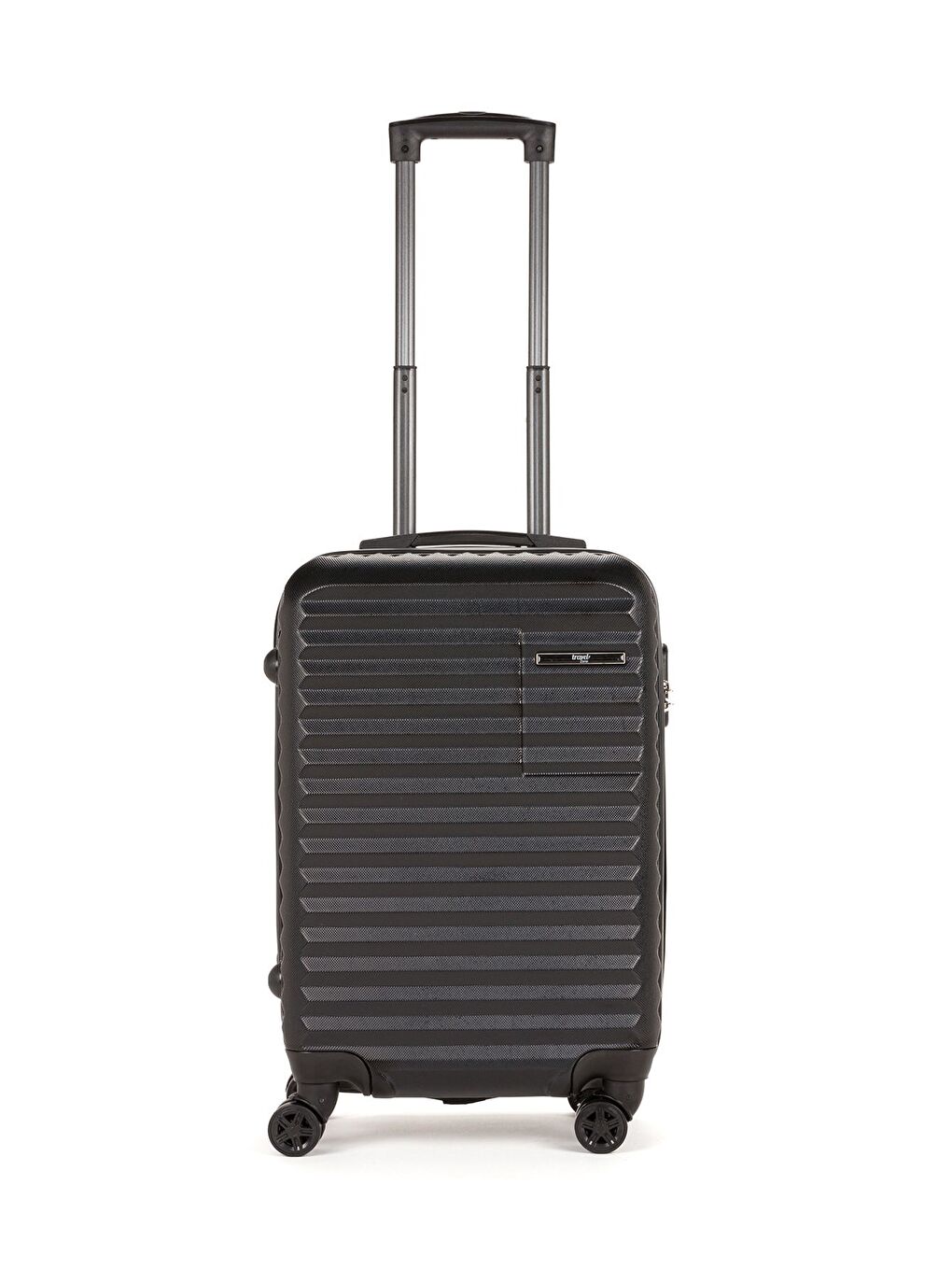 Siyah ABS Unisex 55cm Kabin Boy Valiz FSL111