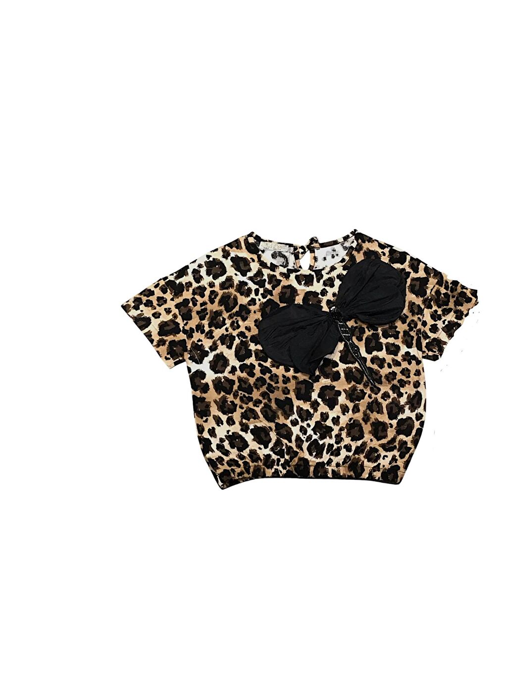 Karışık Kız Çocuk Yusufçuk Aksesuarlı Leopar Takım-1