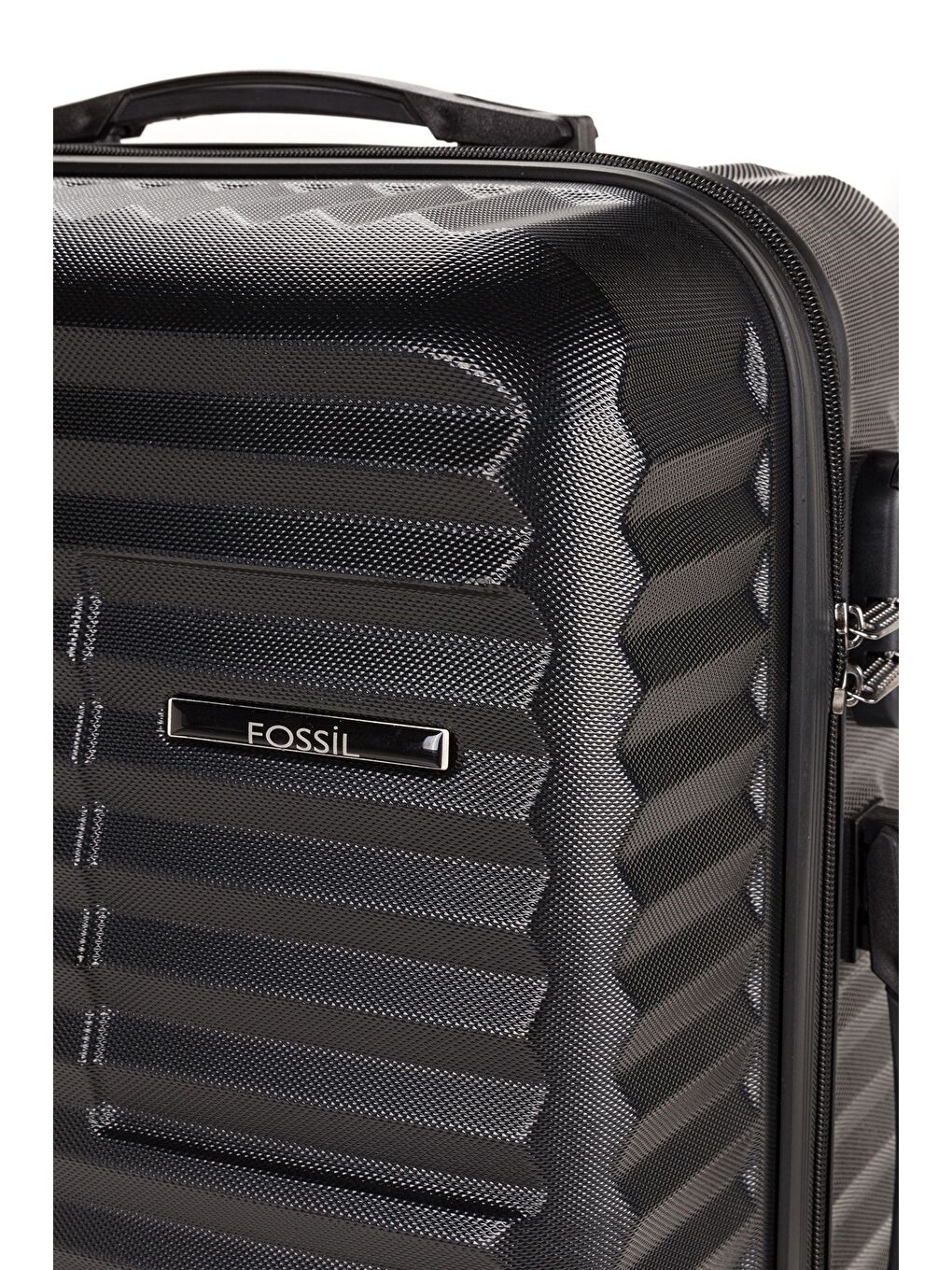 Siyah ABS Unisex 55cm Kabin Boy Valiz FSL111-5