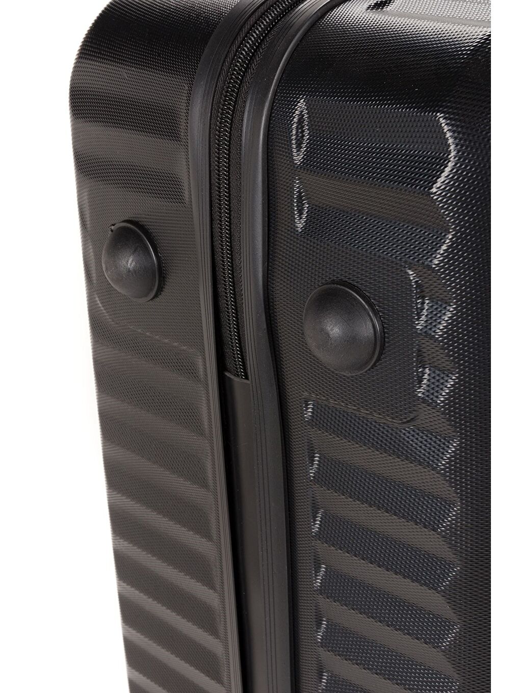 Siyah ABS Unisex 55cm Kabin Boy Valiz FSL111-6