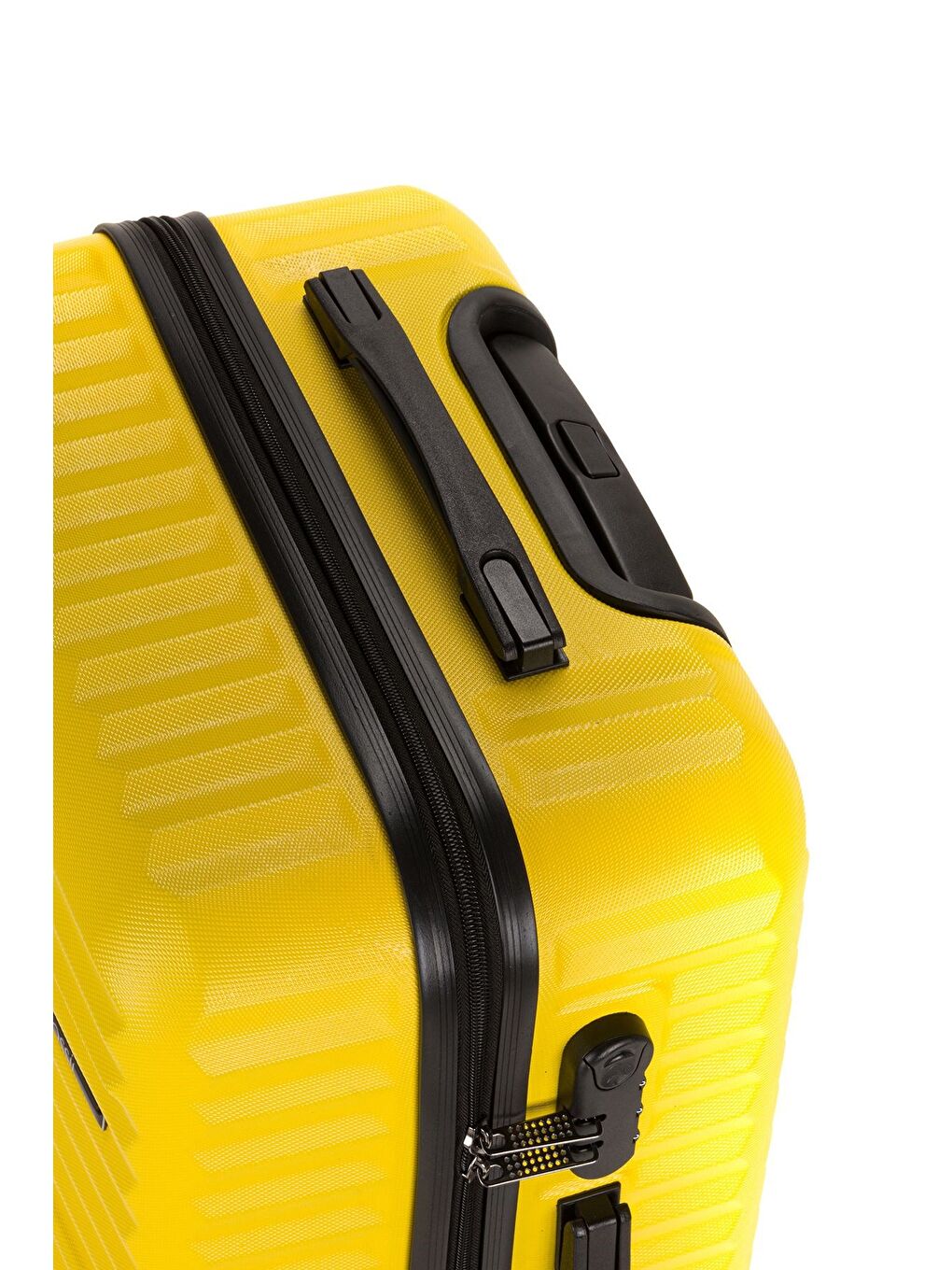 Sarı ABS Unisex 55cm Kabin Boy Valiz FSL111-4