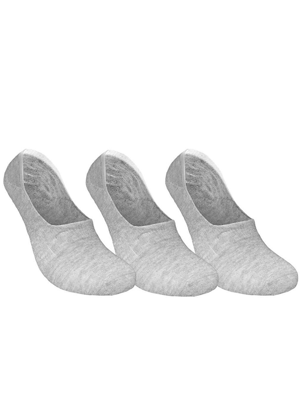 Skadi Mons Gri Invisible 3 Pack Unisex Gri Çorap