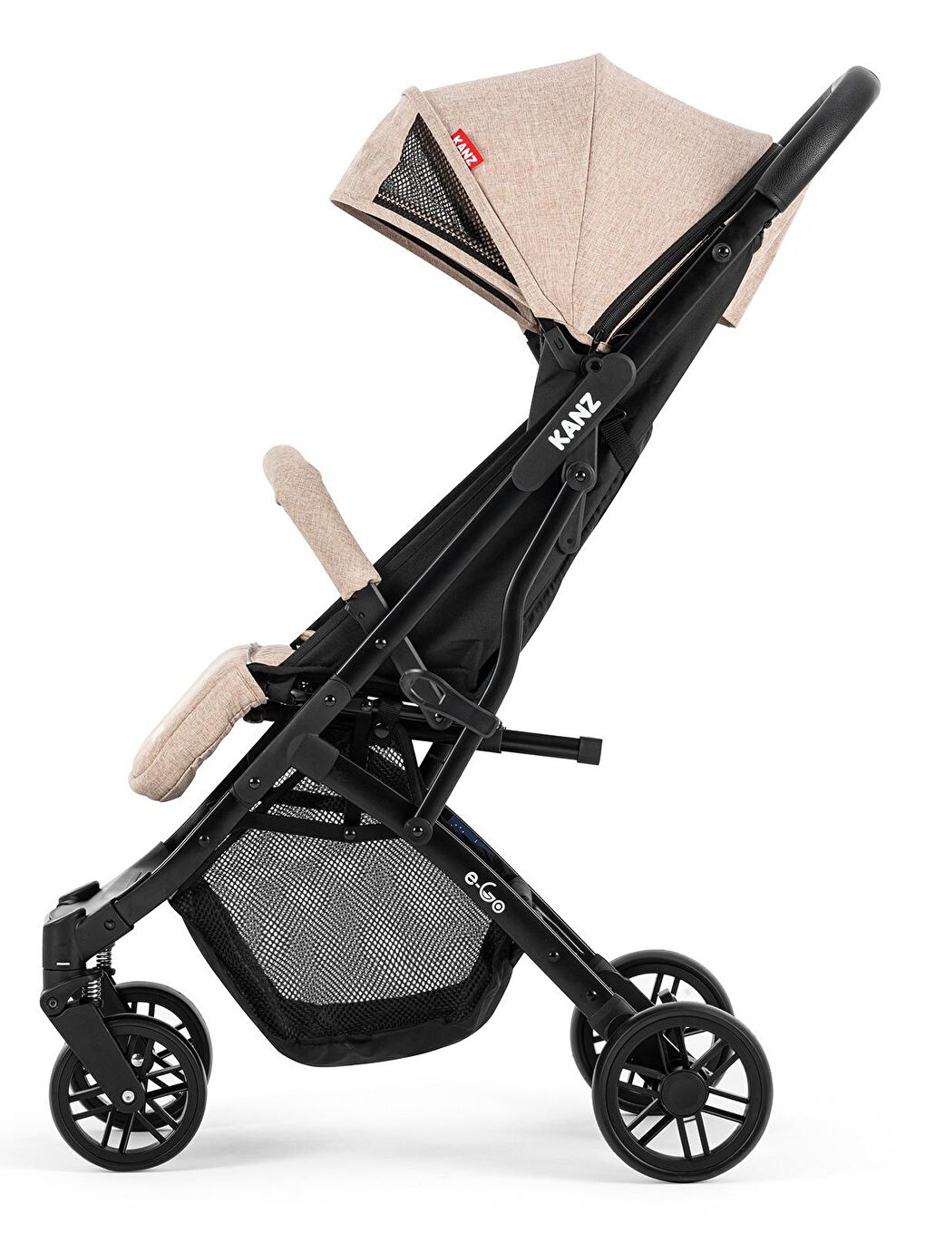 E-GO Kabin Bebek Arabası Bej-4