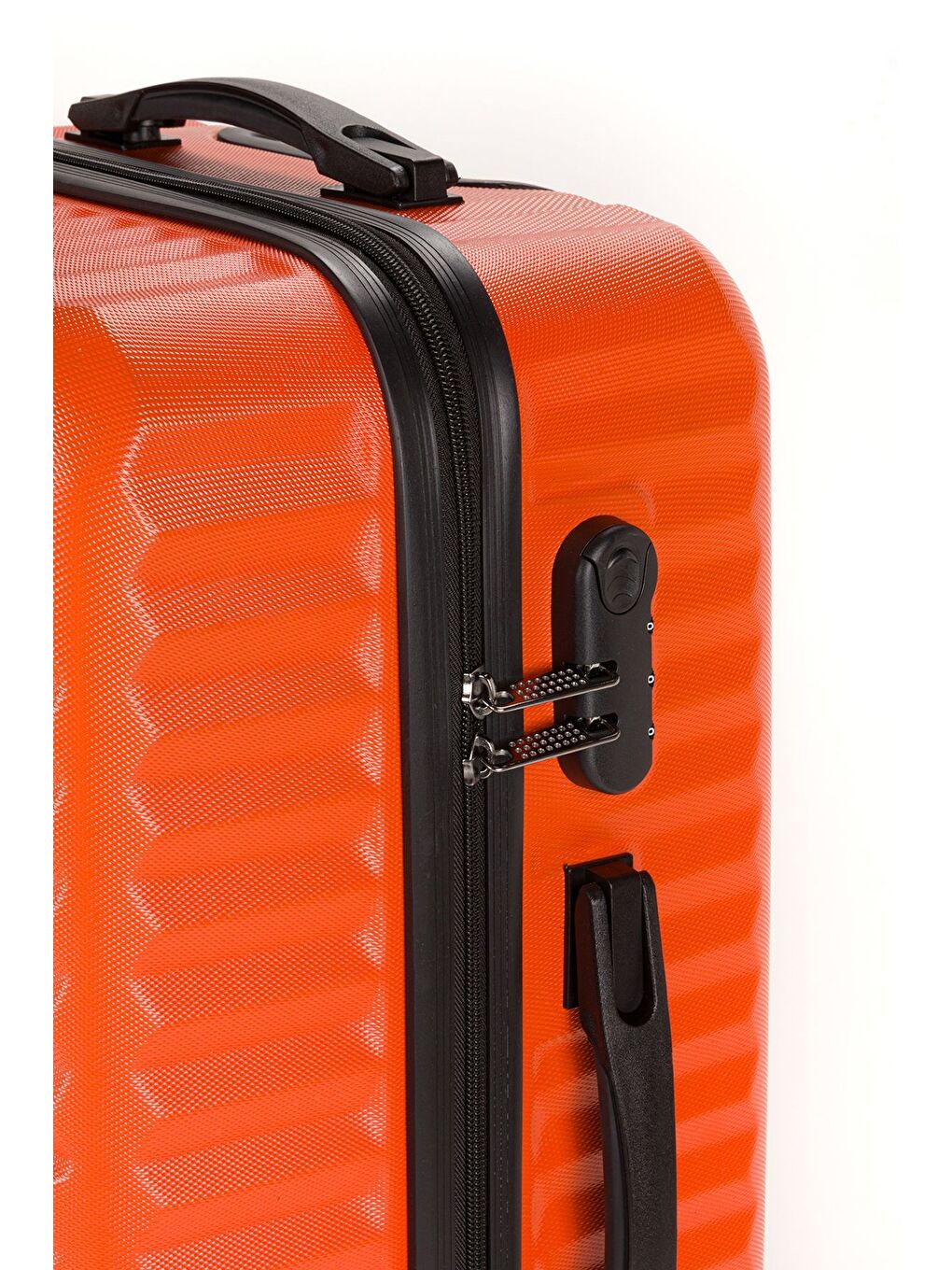 Turuncu ABS Unisex 55cm Kabin Boy Valiz FSL111-4