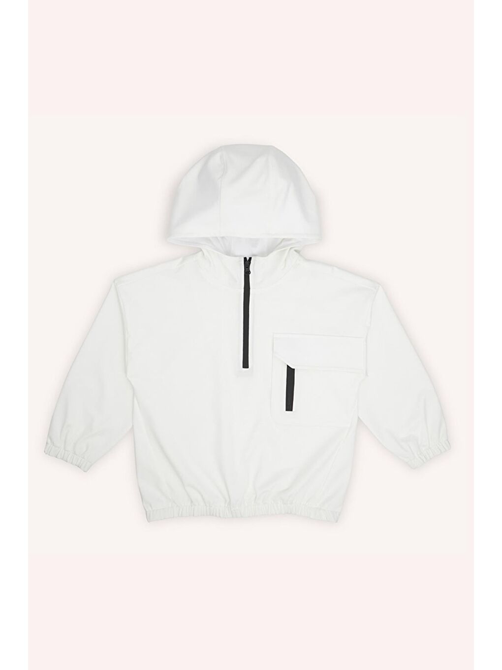 Ekru Erkek Çocuk Kapüşonlu Sweatshirt-2