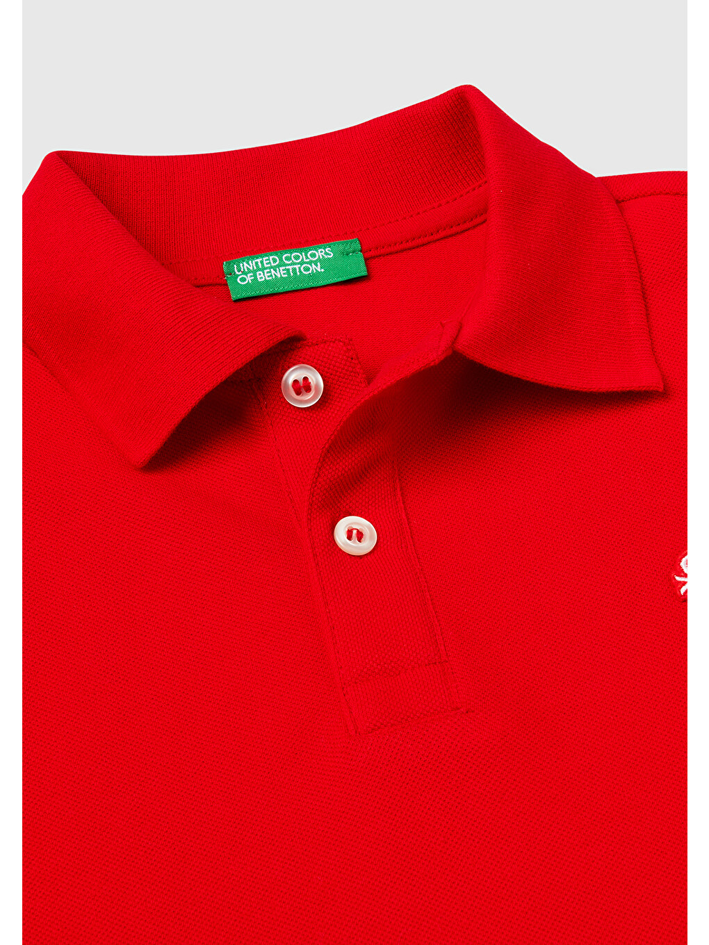 Erkek Çocuk Kırmızı Logolu Pike Polo T-shirt-2