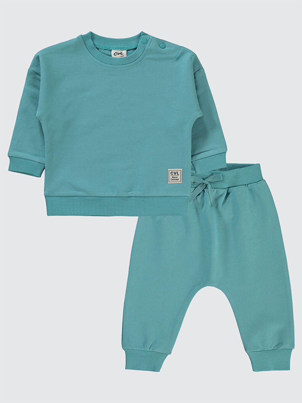 Baby Kız Bebek Takım 6-18 Ay Turkuaz