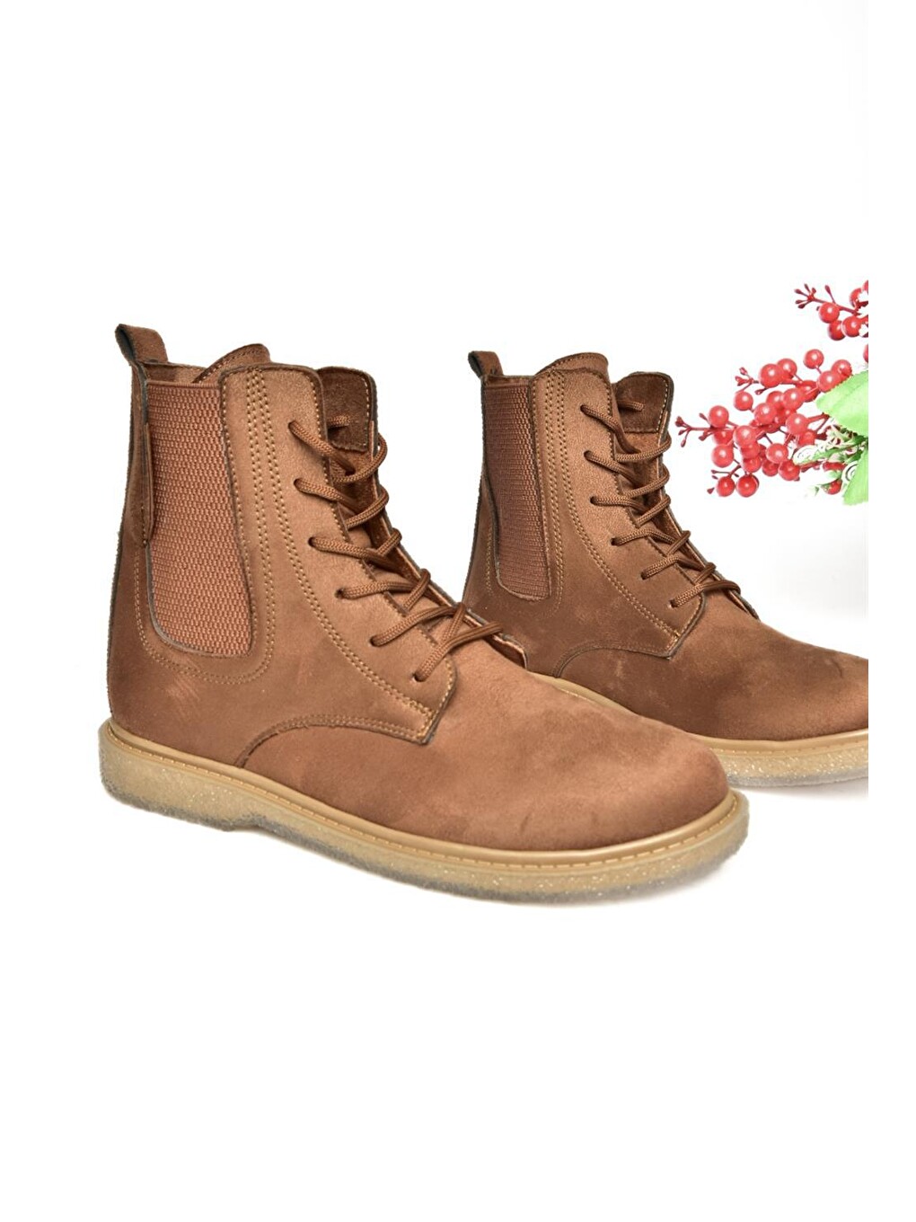Kahverengi R3749619 Taba Kadın Bot-1
