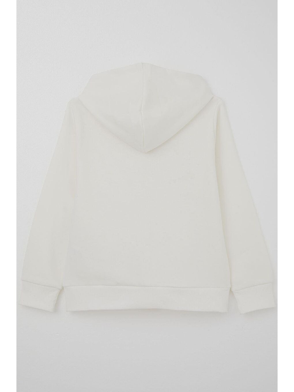 Erkek Çocuk Hırka Fermuarlı Yazı Armalı Ekru (8-12 Yaş)-3