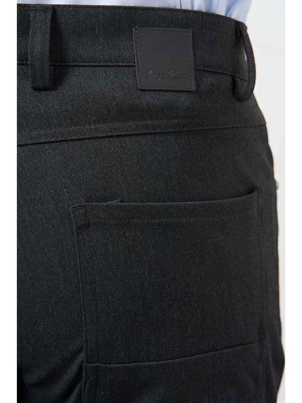 Koyu Antrasit Esnek 5 Cep Casual Slim Fit 5 Cep Pantolon 1003245161-3