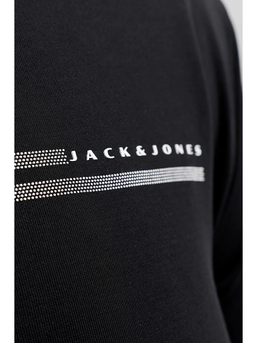 Siyah Plus Büyük Beden Pamuklu Regular Fit Bisiklet Yaka T Shirt 12297257-4