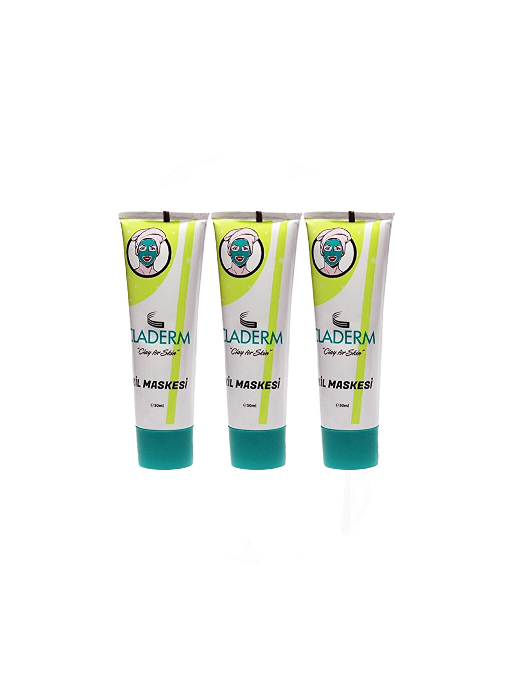 50ML TÜP KİL MASKESİ 3'LÜ AVANTAJ PAKET