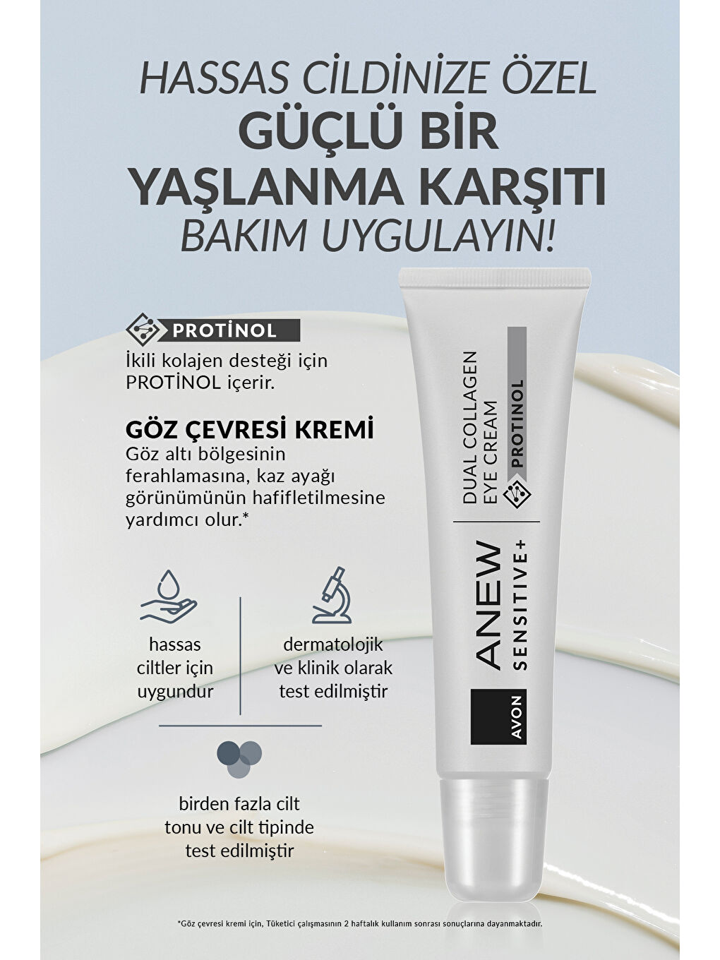 Anew Sensitive+ Yüz ve Göz Çevresi Kremi Paketi-3