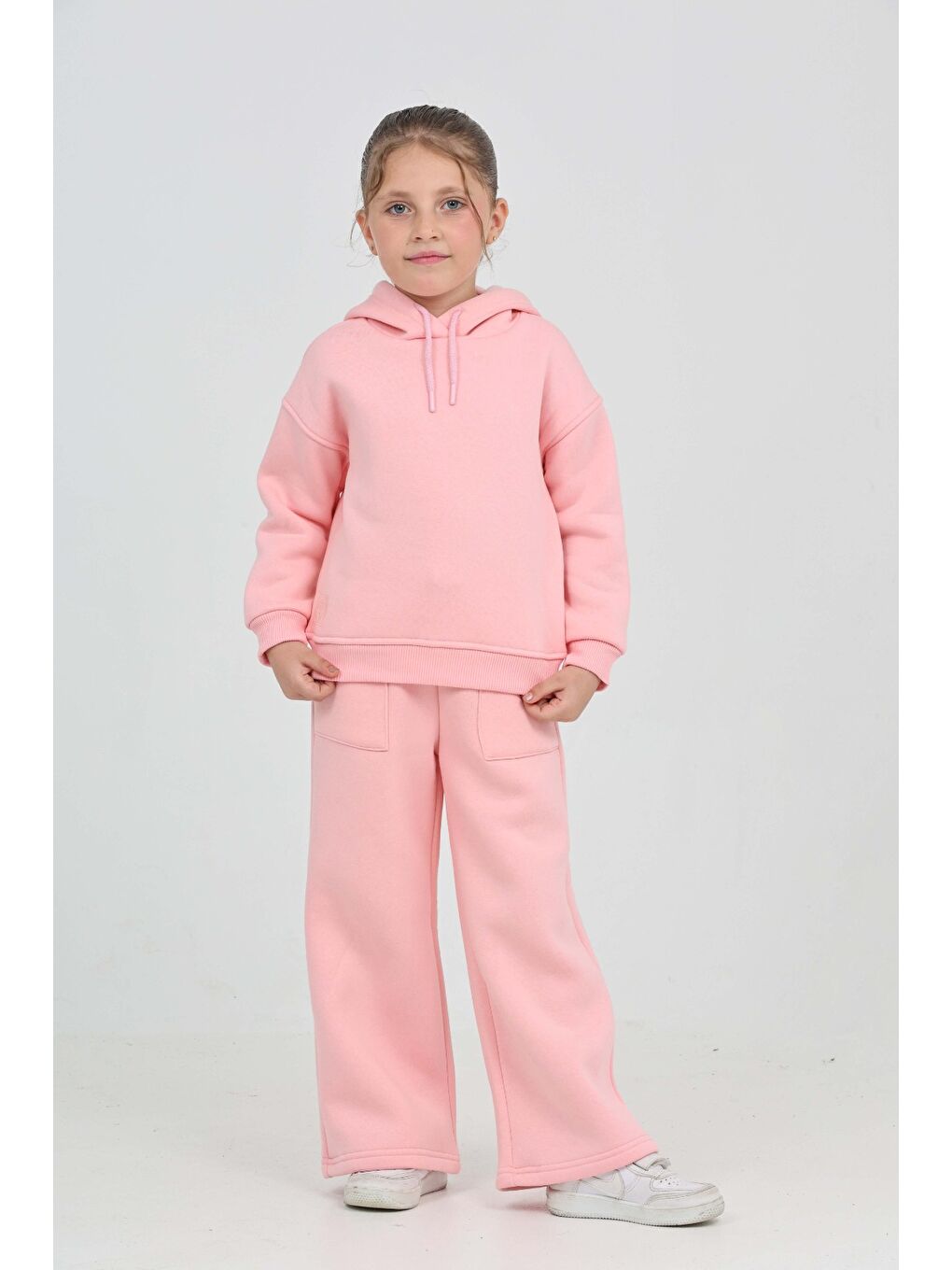 Pembe Kız Çocuk Tnty Nakışlı Eşofman Takım