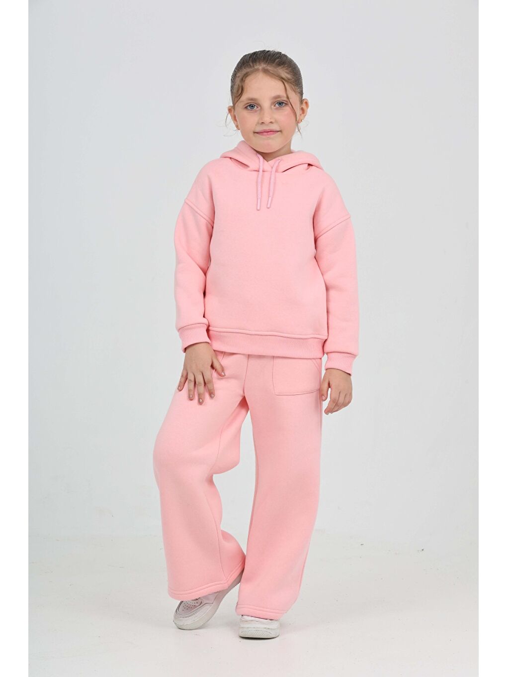 Pembe Kız Çocuk Tnty Nakışlı Eşofman Takım-1