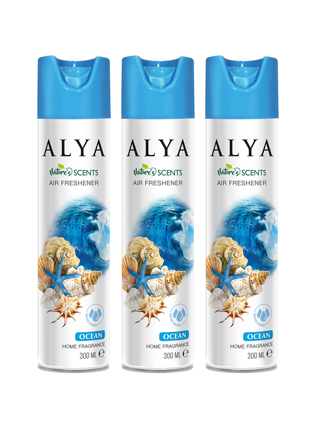 Alya Karışık Nature's Scents Oceann Su Bazlı Oda Kokusu ml x3 adet