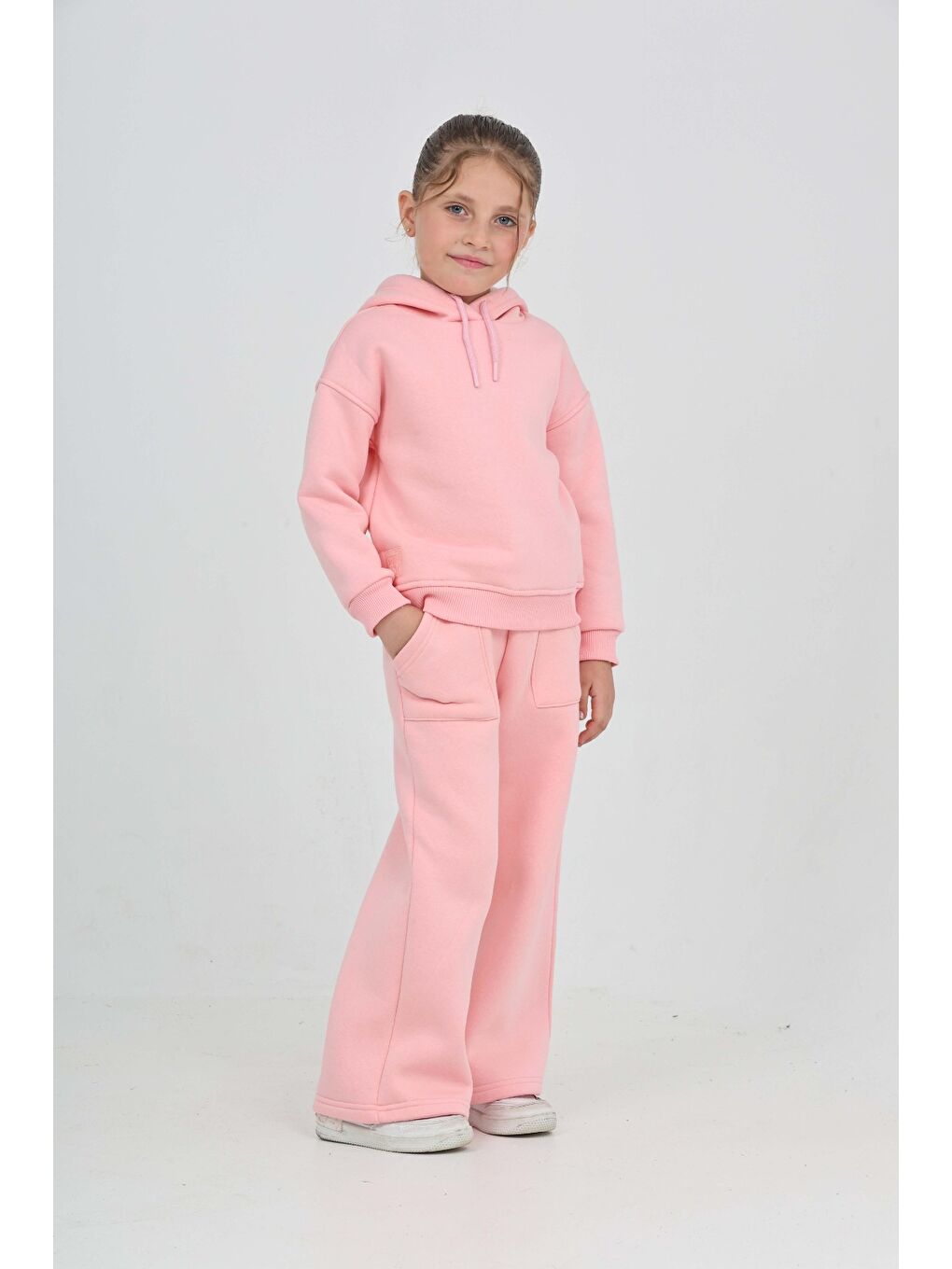 Pembe Kız Çocuk Tnty Nakışlı Eşofman Takım-3