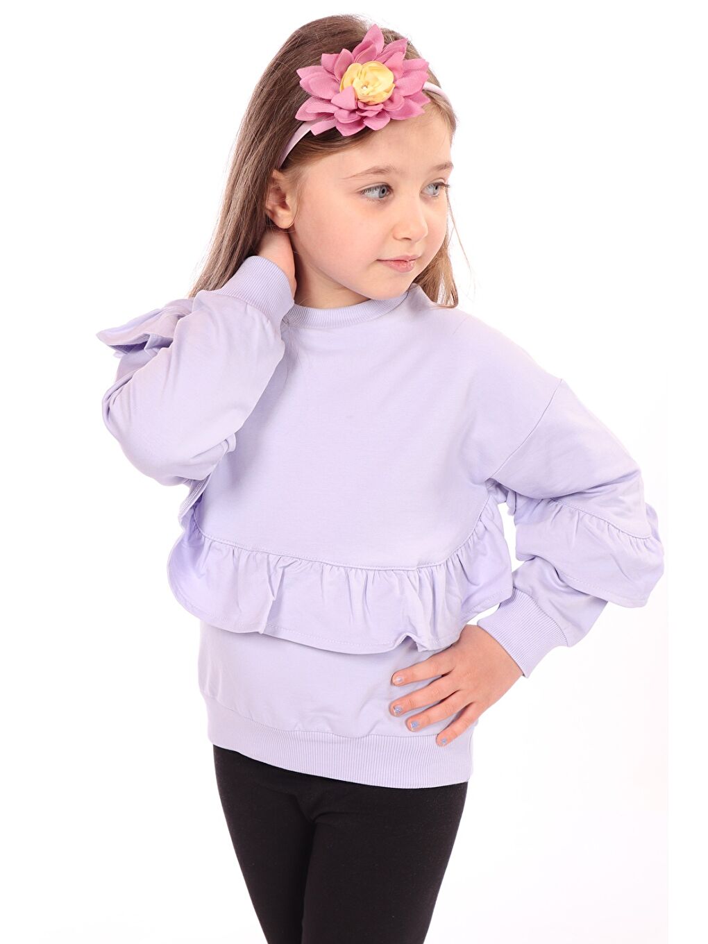 Mavi Kız Çocuk Sweatshirt
