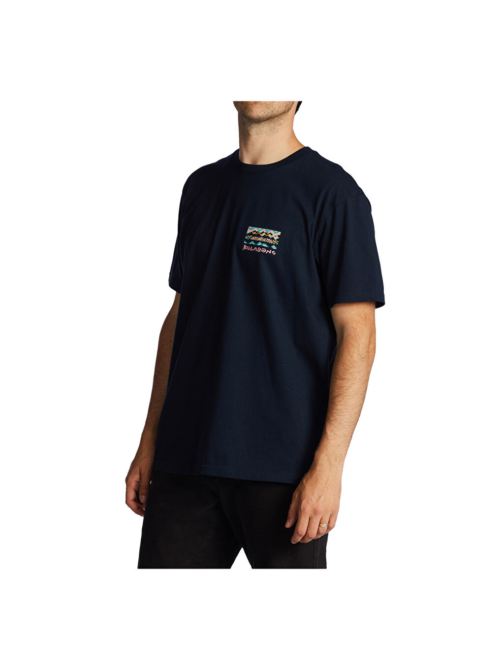 Lacivert Segment Ss Erkek Mavi Tişört-5