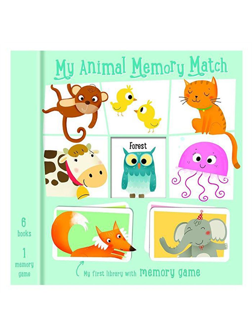 Yoyo Books Karışık Memory Match - My Animal