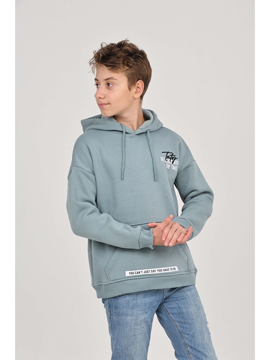 Lila Erkek Çocuk Tnty Nakışlı Sweatshirt-1
