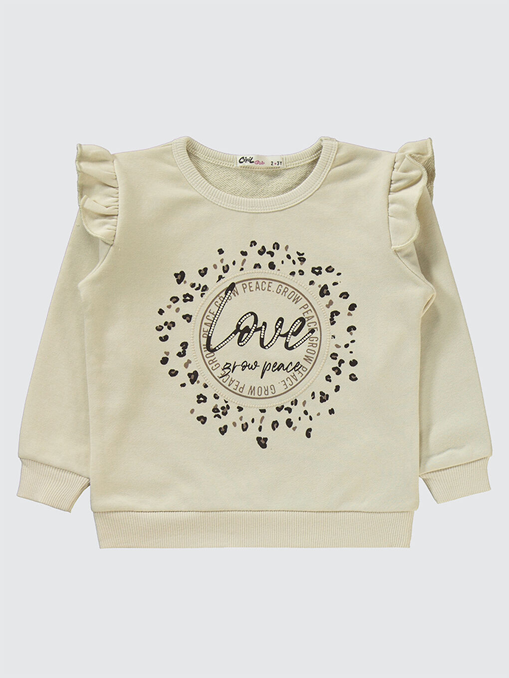 Girls Kız Çocuk Eşofman Takımı 2-5 Yaş Ekru-2