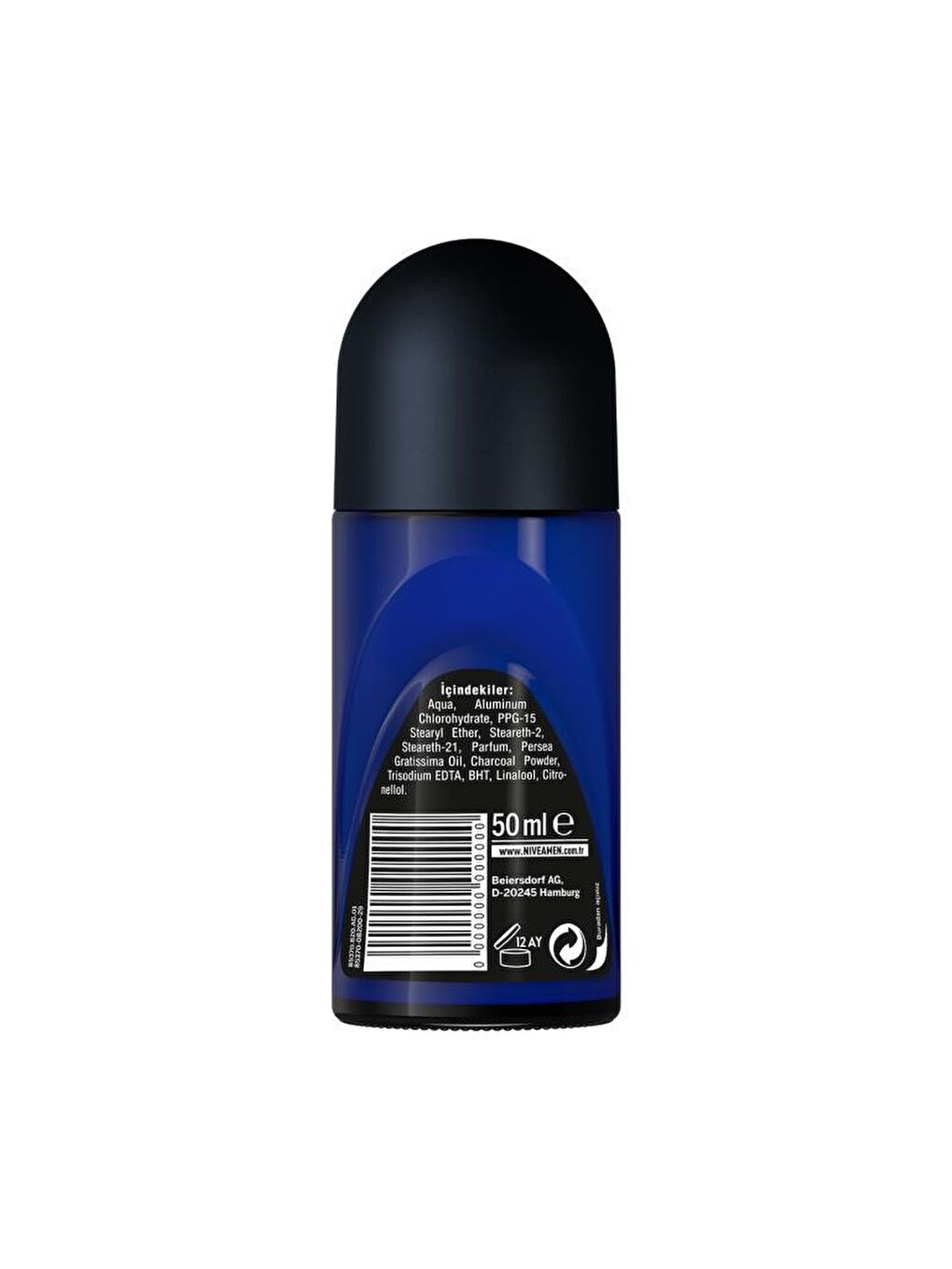 NIVEA Şeffaf Men Erkek Roll On Deodorant Amazonia 50 ml X3 Adet, Aktif Karbon Ile 48 Saat Anti-Perspirant Koruma - 2