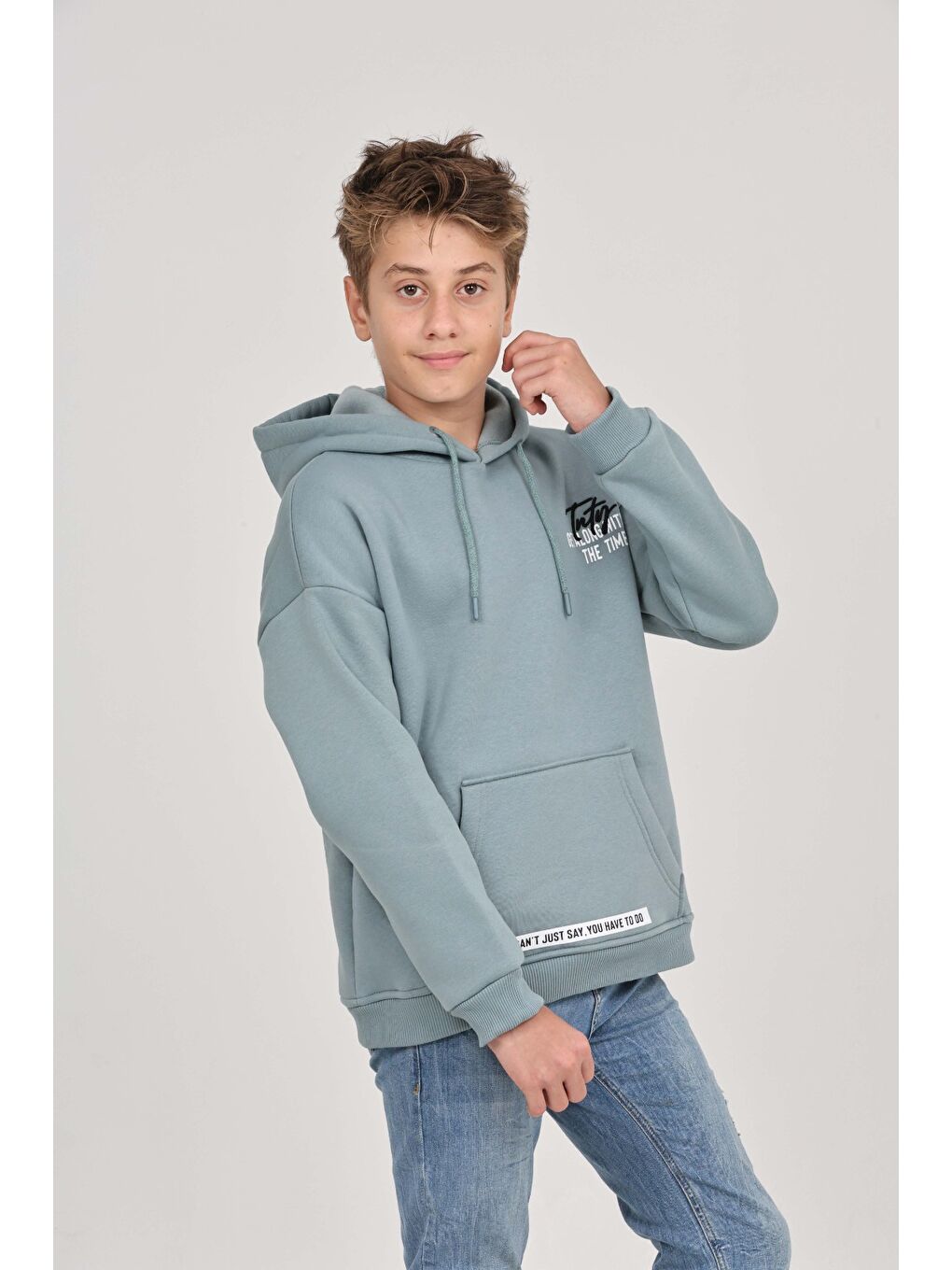 Lila Erkek Çocuk Tnty Nakışlı Sweatshirt-2