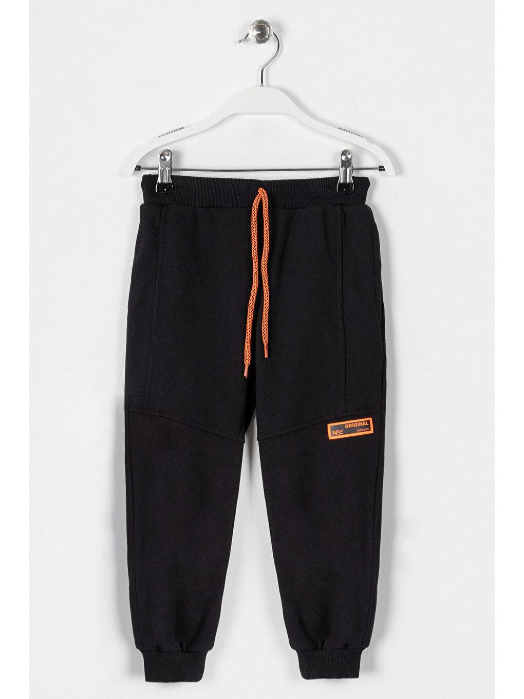 Arma Baskılı Paçası Lastikli Siyah Renk Erkek Çocuk Eşofman Tek Alt