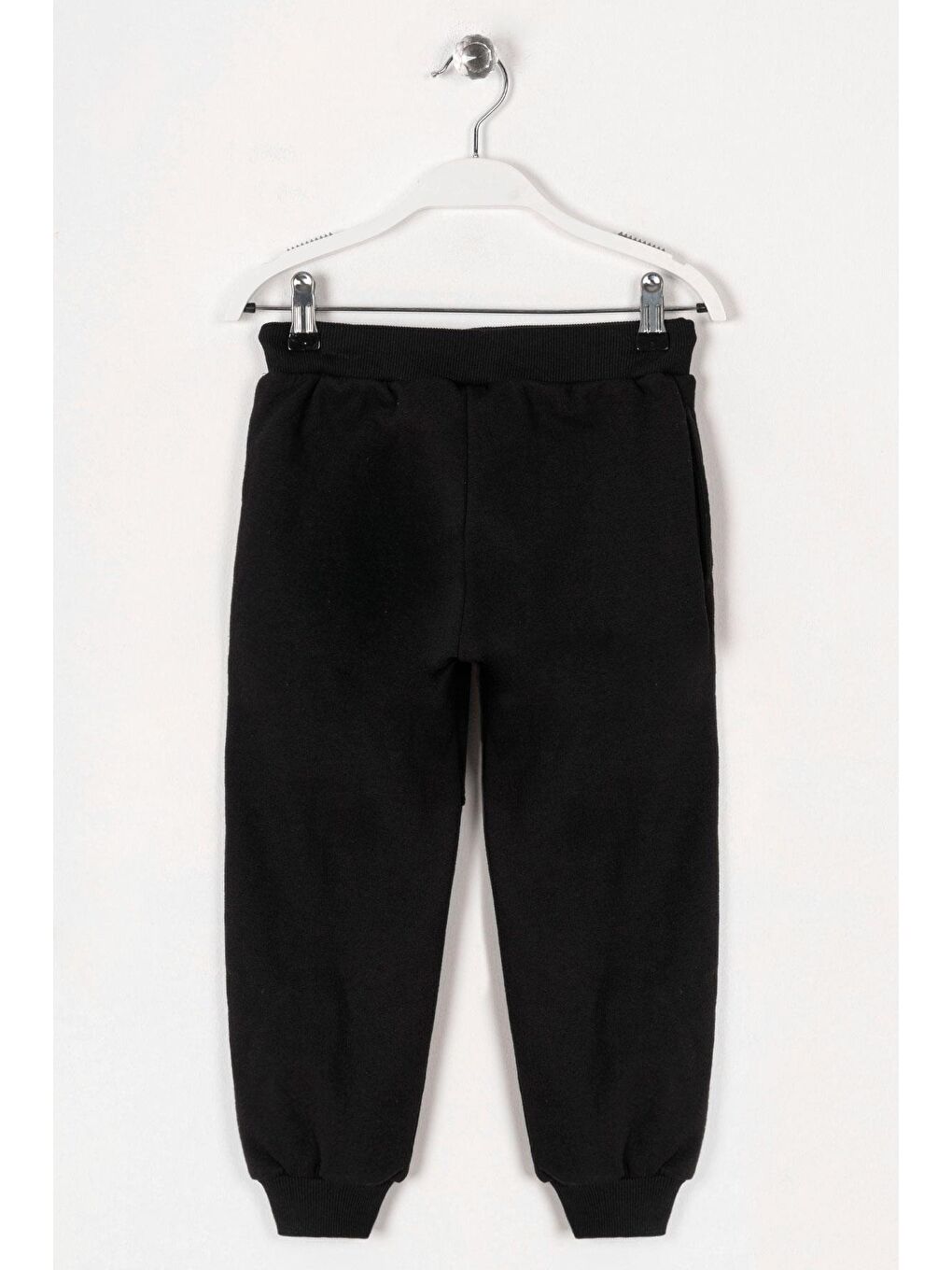 Arma Baskılı Paçası Lastikli Siyah Renk Erkek Çocuk Eşofman Tek Alt-1