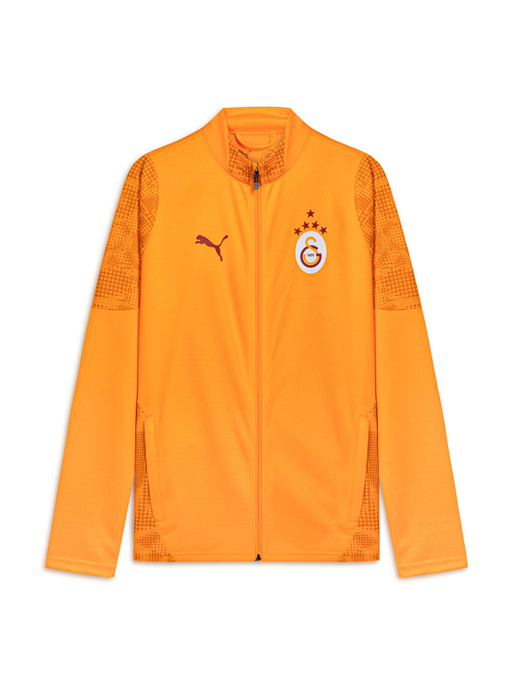 Turuncu GALATASARAY Genç Antrenman Fermuarlı Sweatshirt