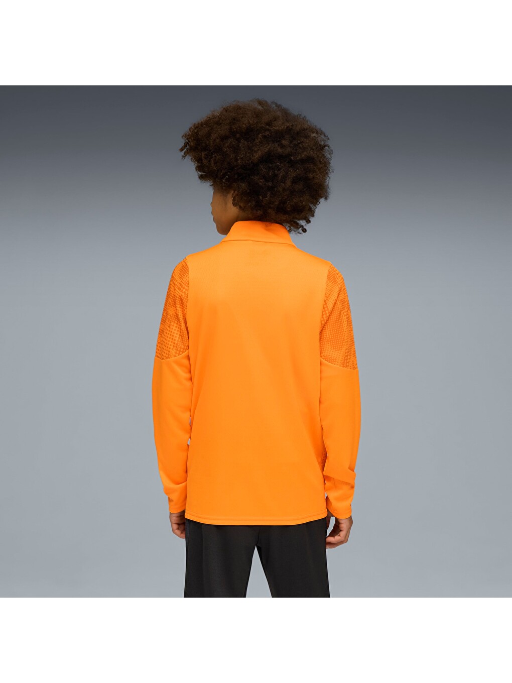 Turuncu GALATASARAY Genç Antrenman Fermuarlı Sweatshirt-1