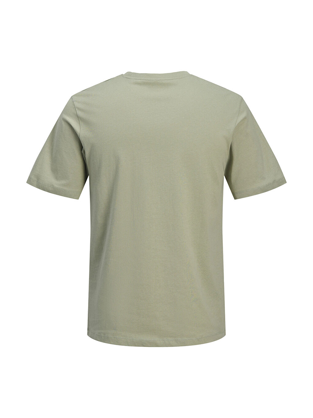 Yeşil Plus Büyük Beden % 100 Pamuk Regular Fit Logolu T Shirt 12298346-5