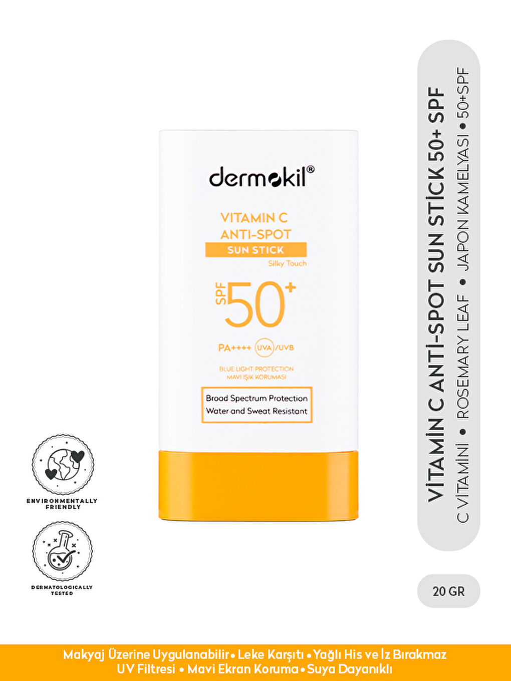 Vitamin C Anti-Spot Sun Stick 50+ SPF Leke Karşıtı Stick Güneş Koruyucu-2