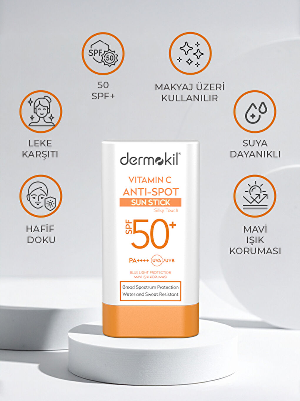 Vitamin C Anti-Spot Sun Stick 50+ SPF Leke Karşıtı Stick Güneş Koruyucu-3