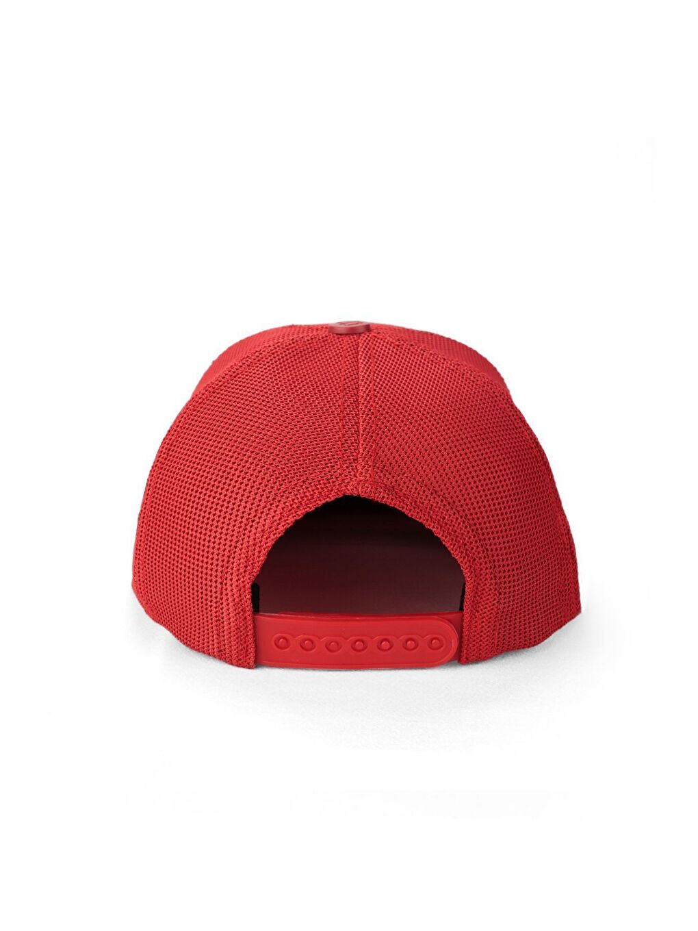 Hip Hop Kids Kurukafa Logolu Kırmızı Çocuk Trucker Şapka-4