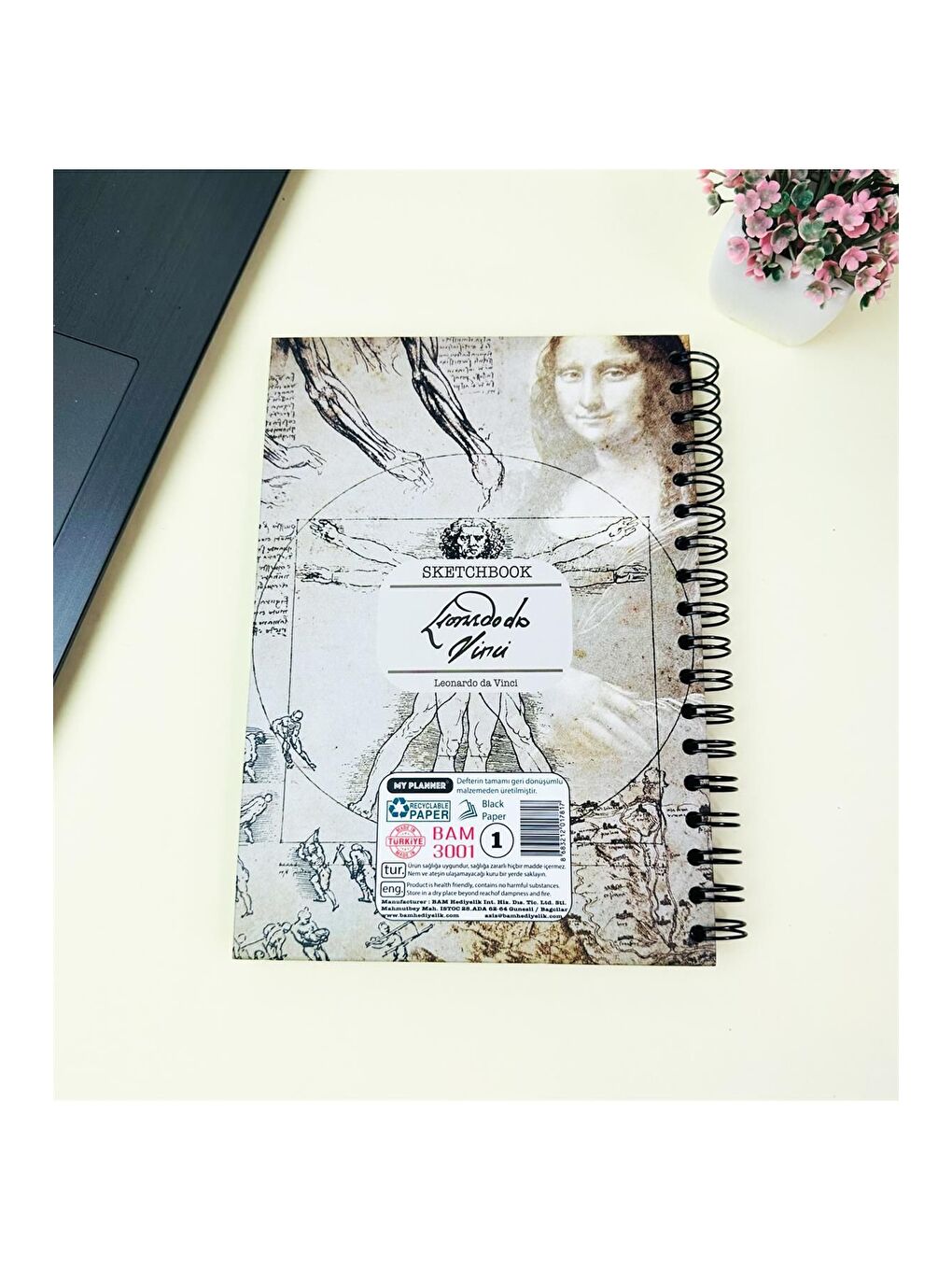 23x16cm Sketch Book   Eskiz Defteri   Siyah Sayfa   120 Gr   64 Yaprak-1