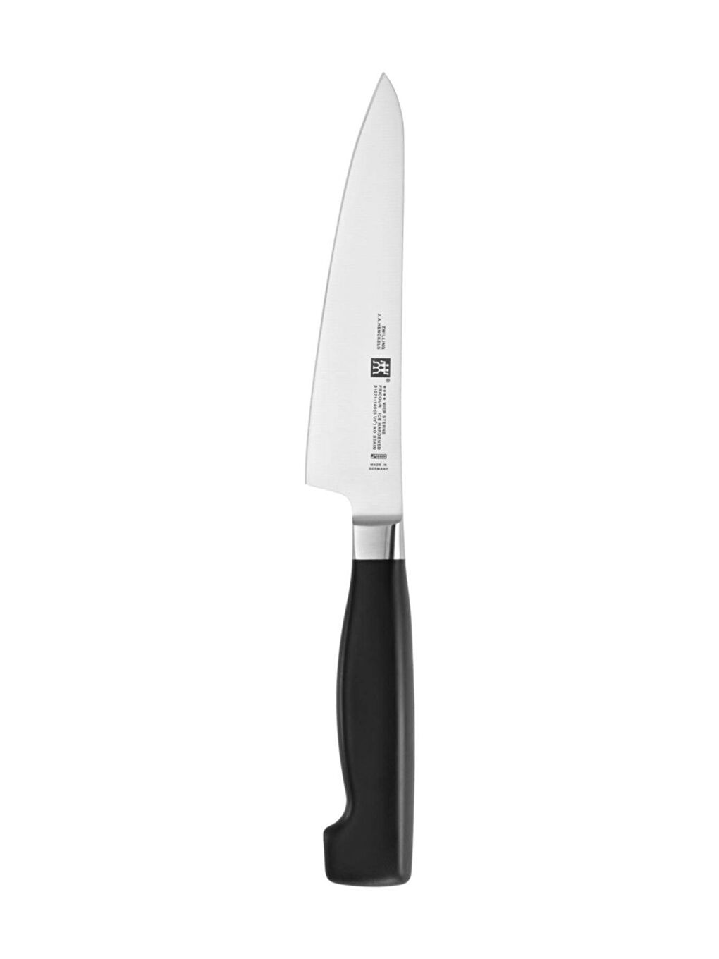 Zwilling Siyah-Gri 310711410 Four Star Kompakt Şef Bıçağı Özel Formül Çelik 14cm - 1