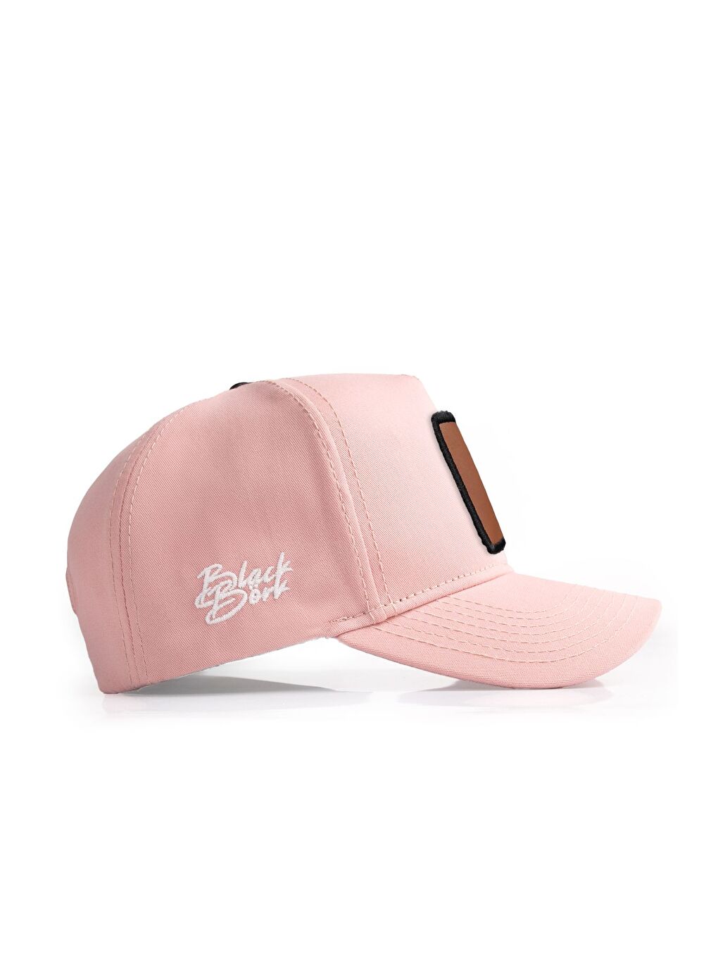 Pembe Wake Up Logolu Somon Beyzbol Şapka-1