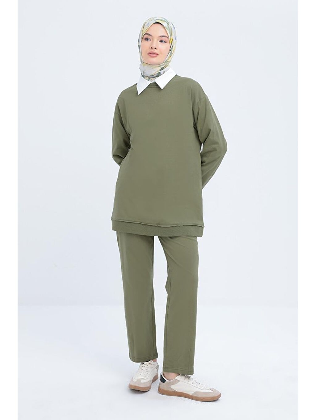 Haki-Pis Dikişli Eşofman Takımı-1